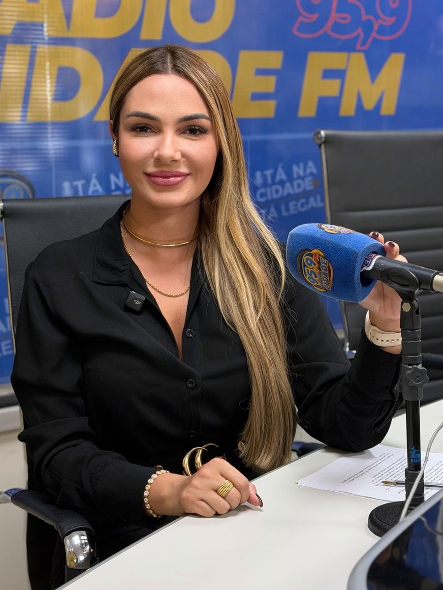 Dra. Bruna Mariano em entrevista na Rádio Cidade 95,9 FM